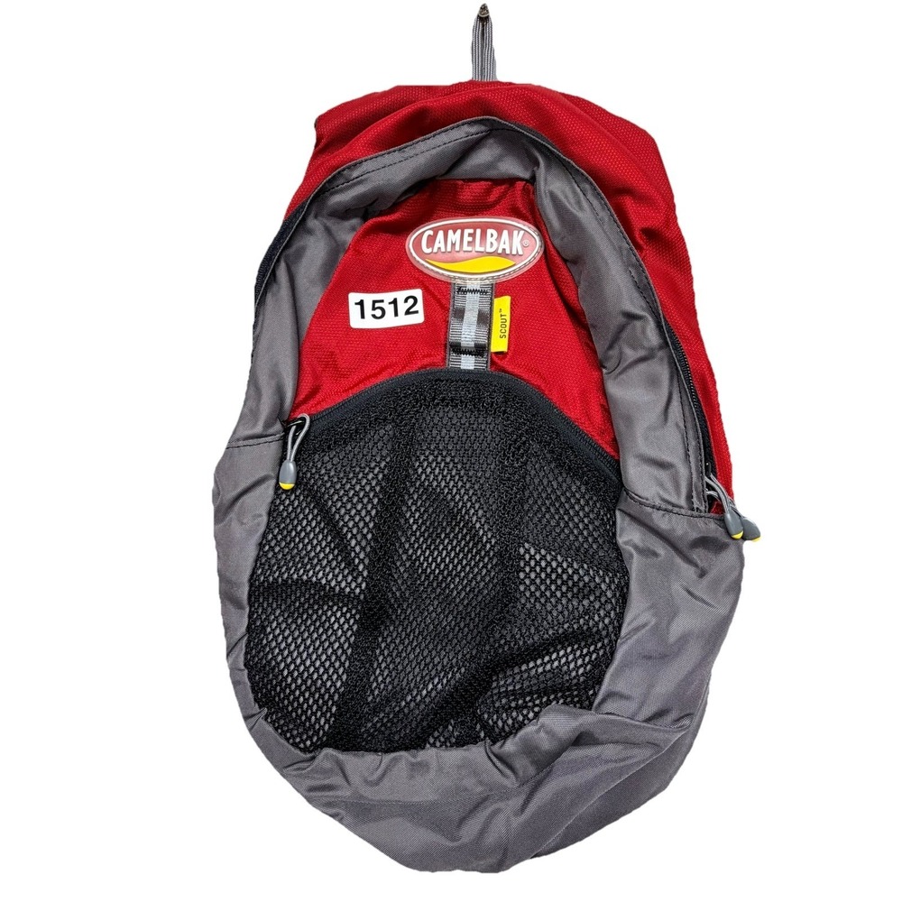 CamelBak Scout Hydration Backpack Red Gray Kids‎ Hiking Daypack Lightweight